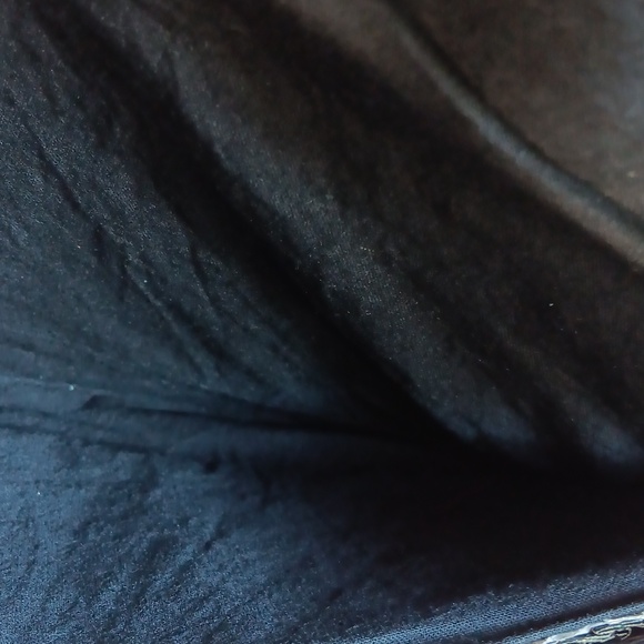 Straw envelope deep grey clutch purse - Picture 4 of 6